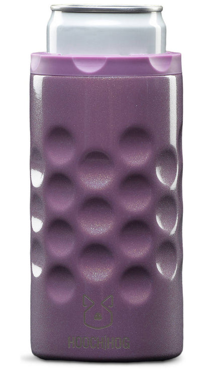 The Skinny Can Cooler [Purple Glitter]