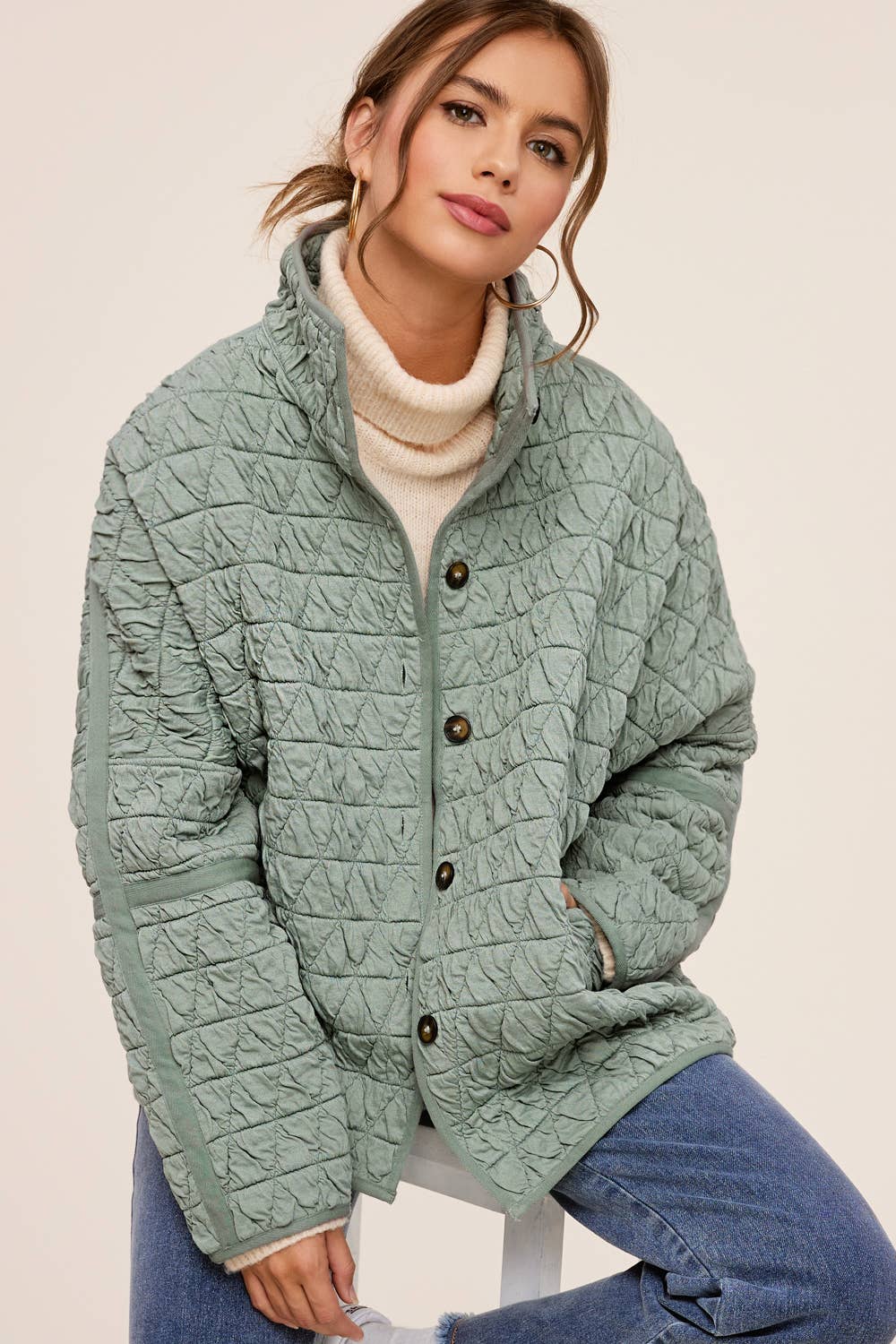 Soft Quilted Fall Winter Jacket