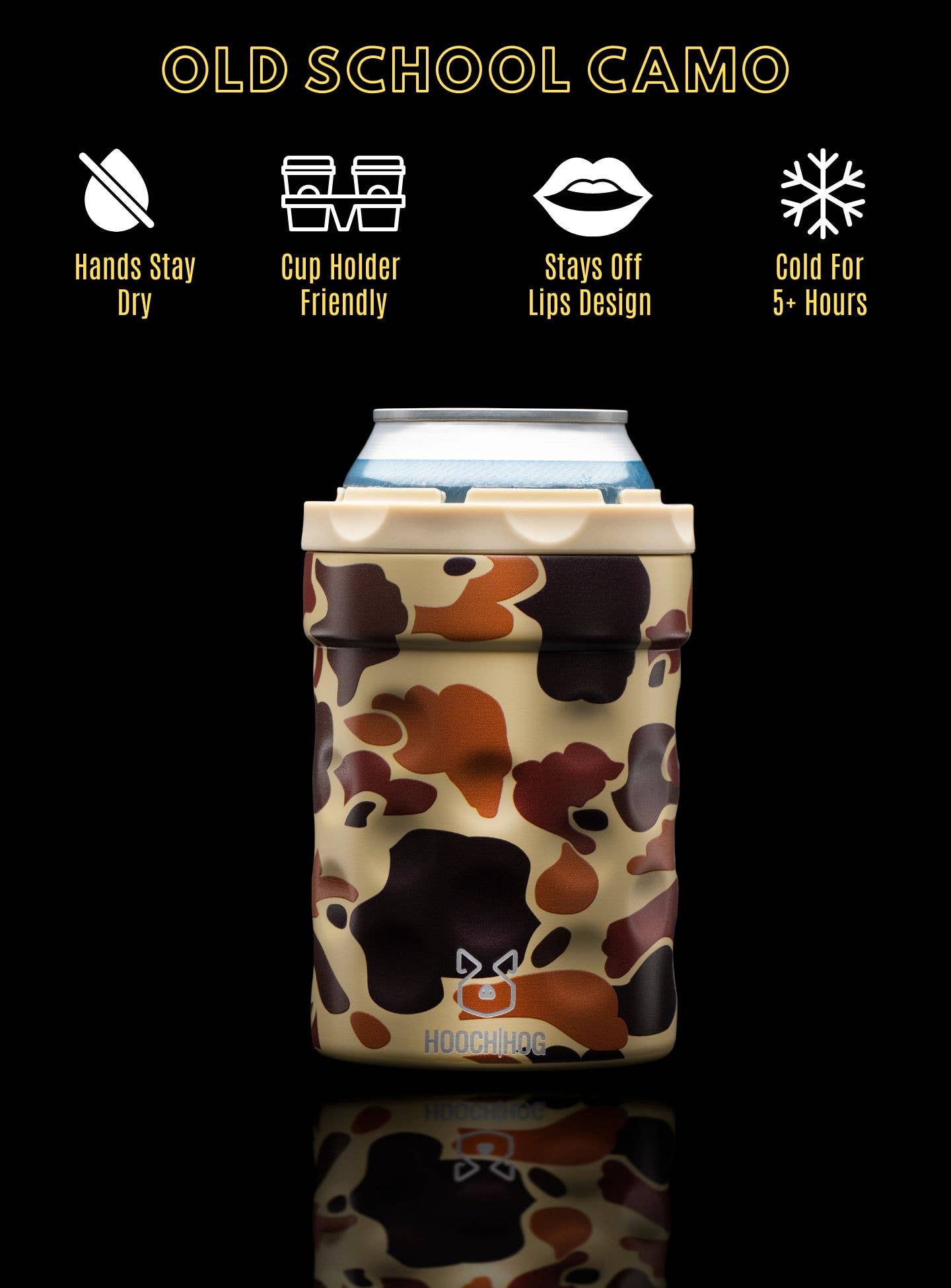 The Shorty Can Cooler [Old School Camo]