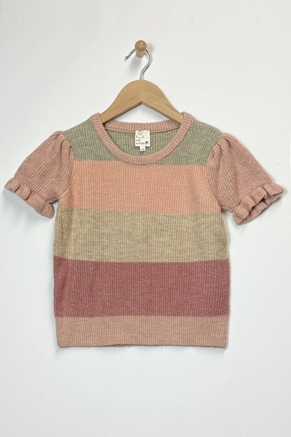Blush Breeze Ruffle Tee (youth)