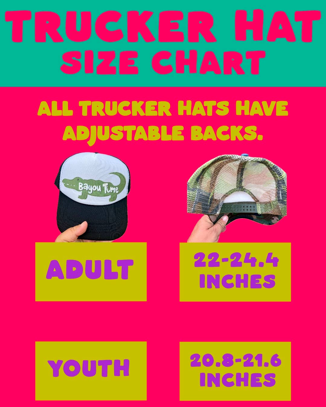 Clemson Tiger inspired trucker hat