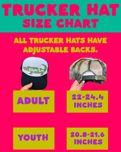 Clemson Tiger inspired trucker hat