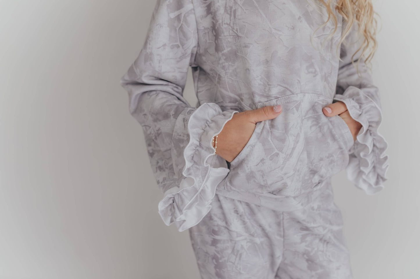 Girls Starlight Camo Lounge Set