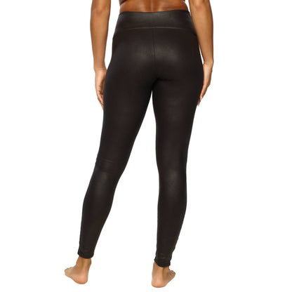 Key Items Faux Leather Legging: Black (BLK)