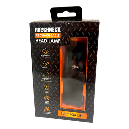 Roughneck Headlamp Flashlight with Motion Sensor
