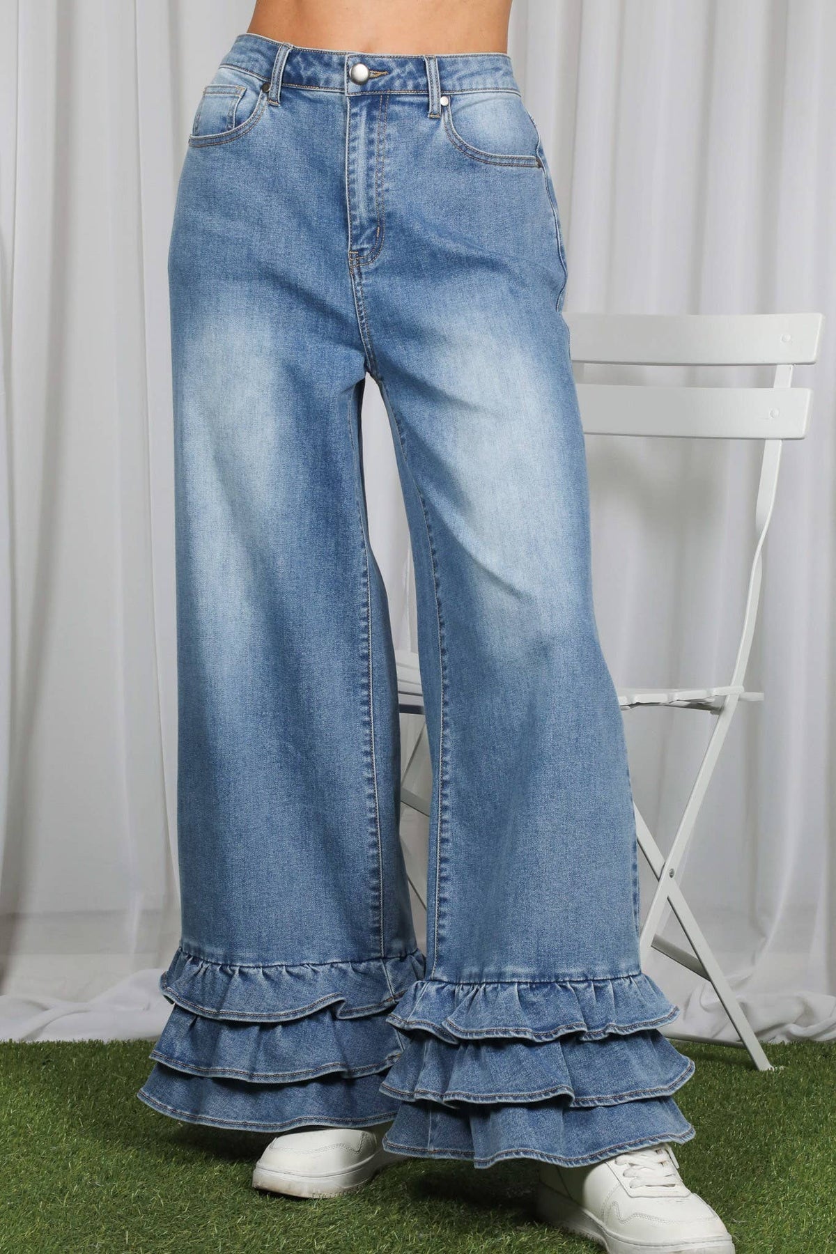 Southern Belle Ruffle Jeans
