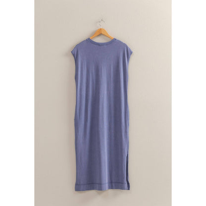 Taupe Today Casual Sleeveless Midi Dress With Pockets