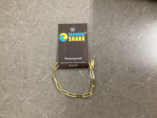Paperclip Golden Bracelet