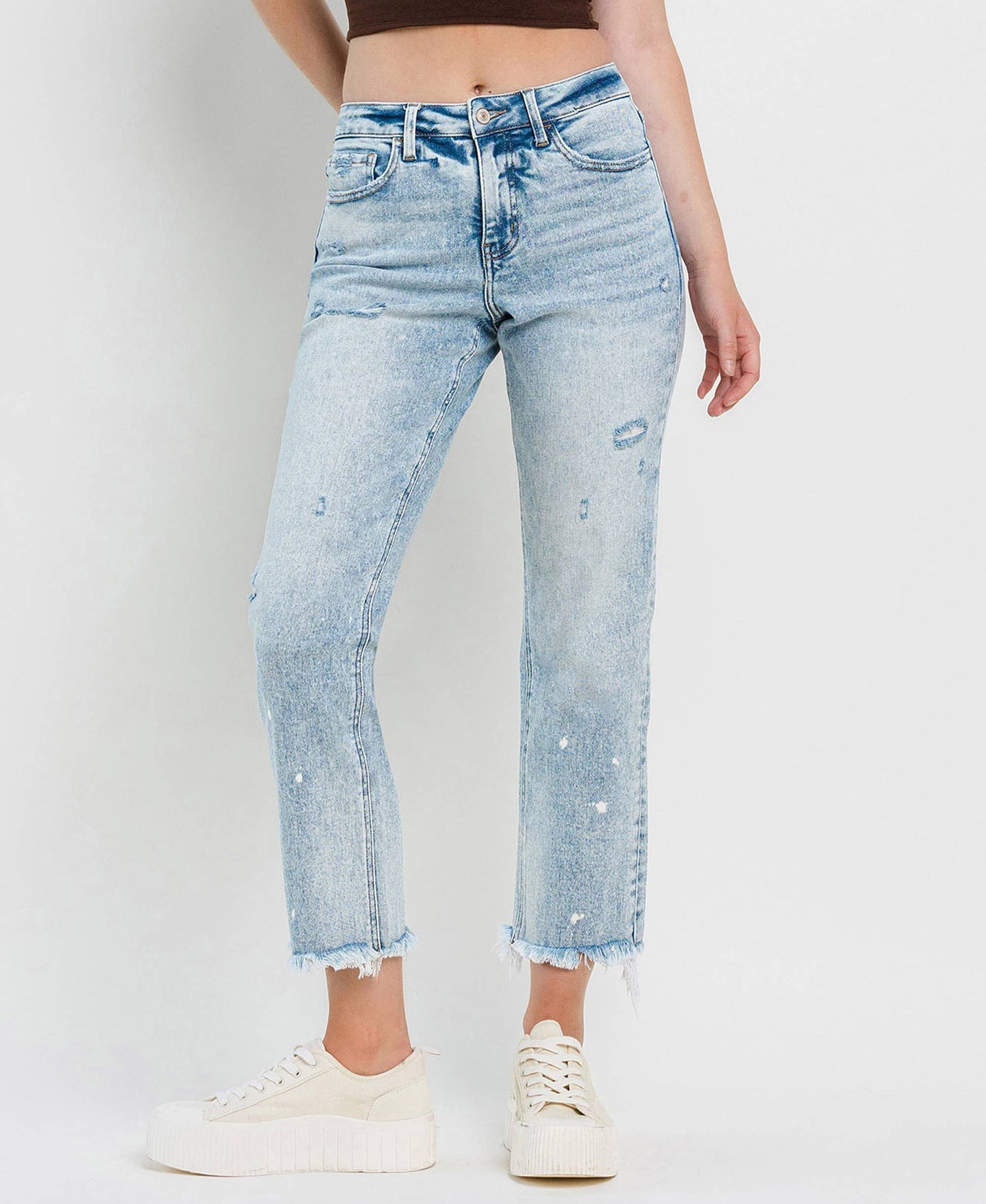 Lovervet- TUMMY CONTROL HIGH RISE STRAIGHT JEANS LV1295