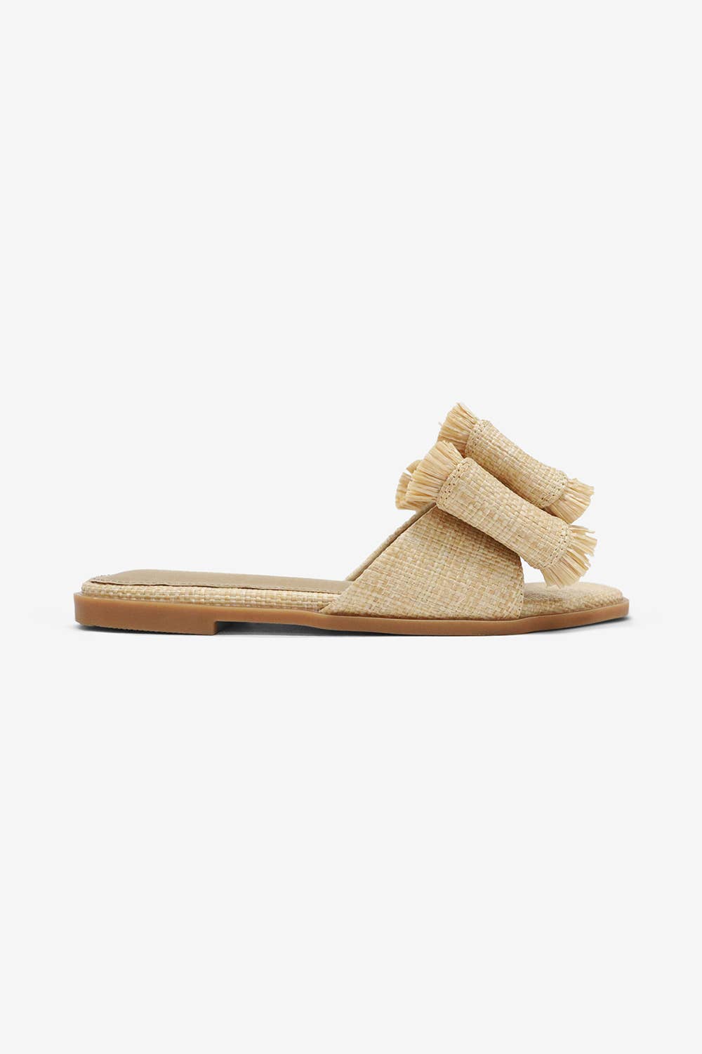 Raffia Bow Sandals