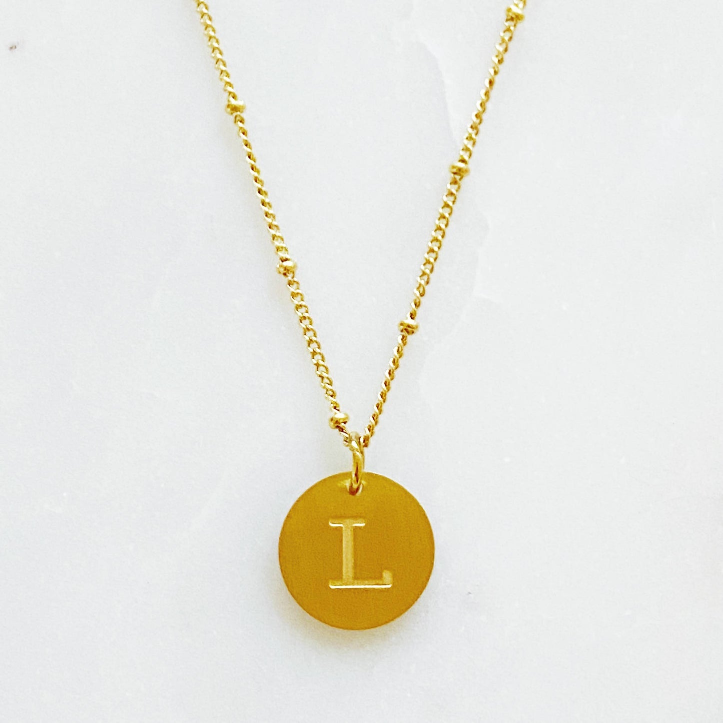 Charm Initial Necklace