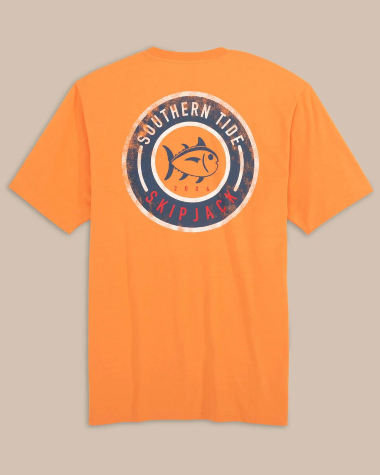 Southern Tide- Circle Tee- Tangerine