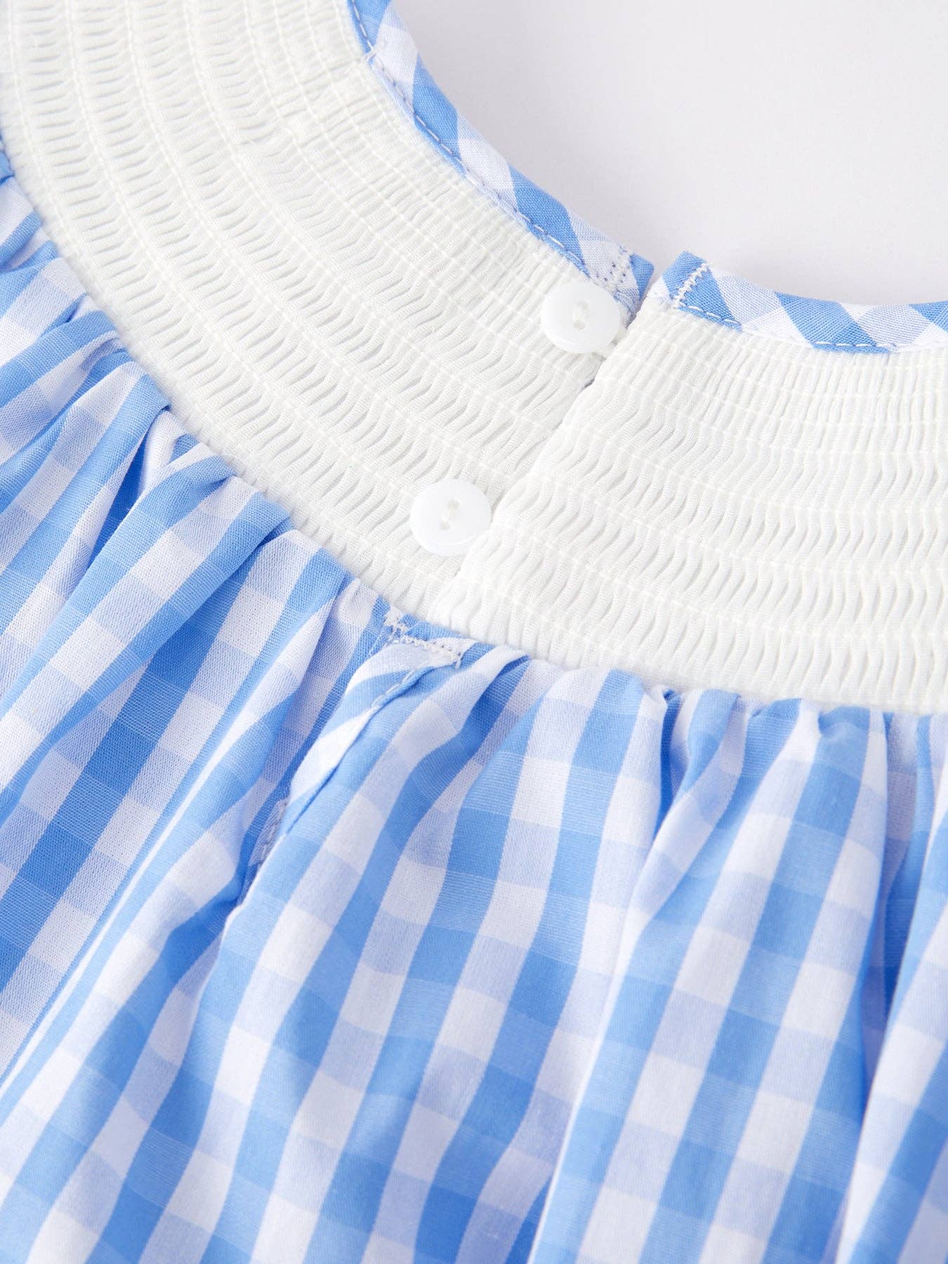 Rylee Faith Designs - 4th of july Flag Embroidery Smocking Girls Dress