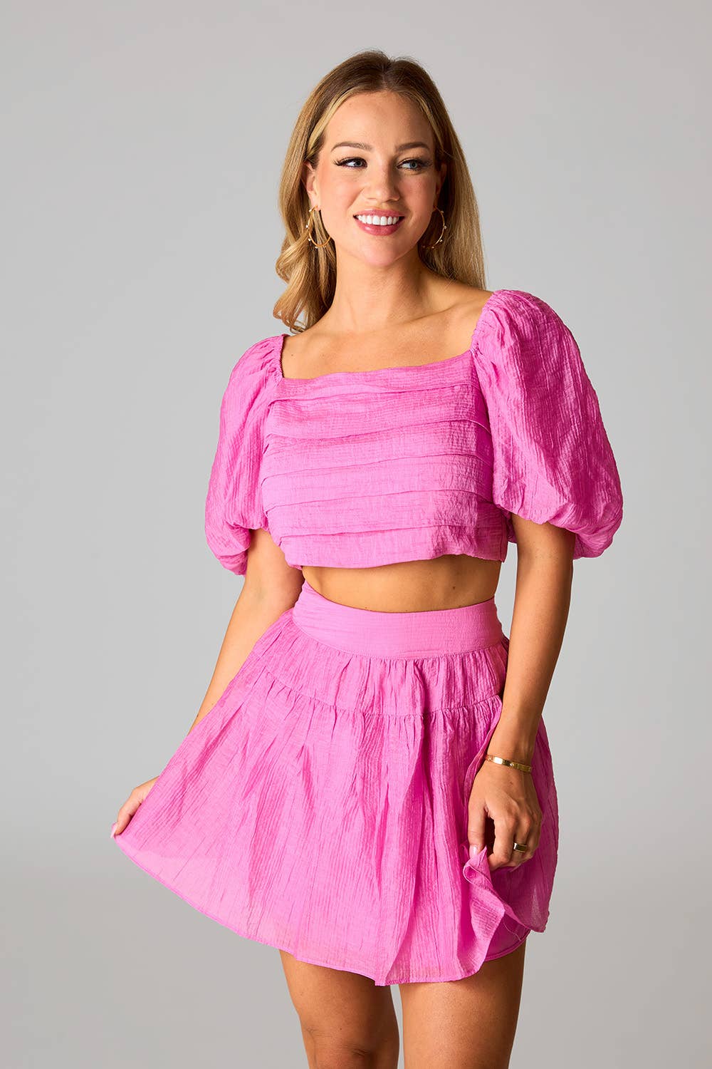 BuddyLove - Bubblegum Top And Skirt Set