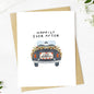Big Moods - "Happily ever after" Just Married Wedding Card