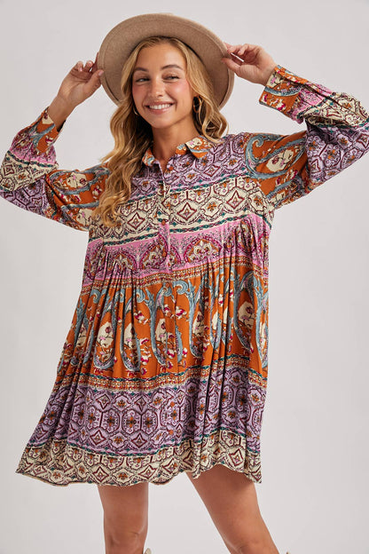 Sunset Bazaar Swing Dress