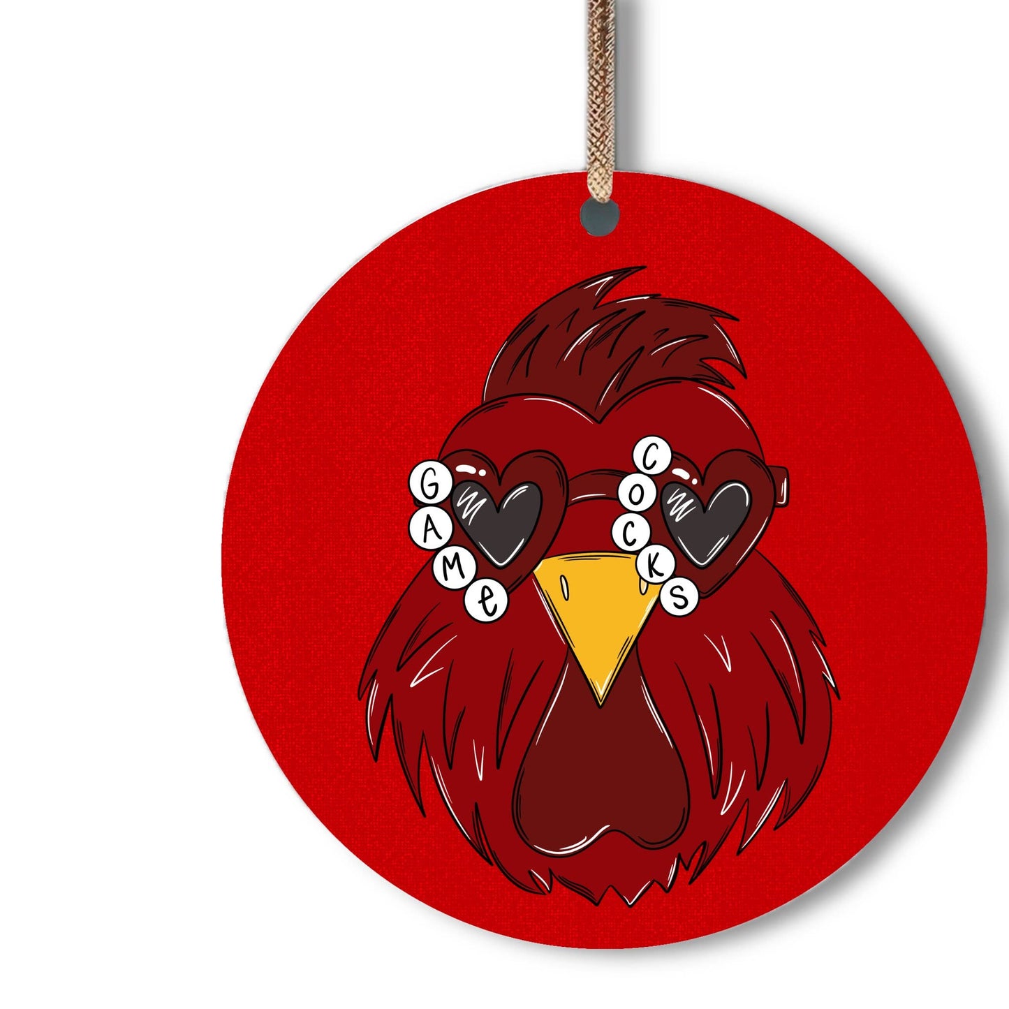 South Carolina gamecocks inspired game day ornament  