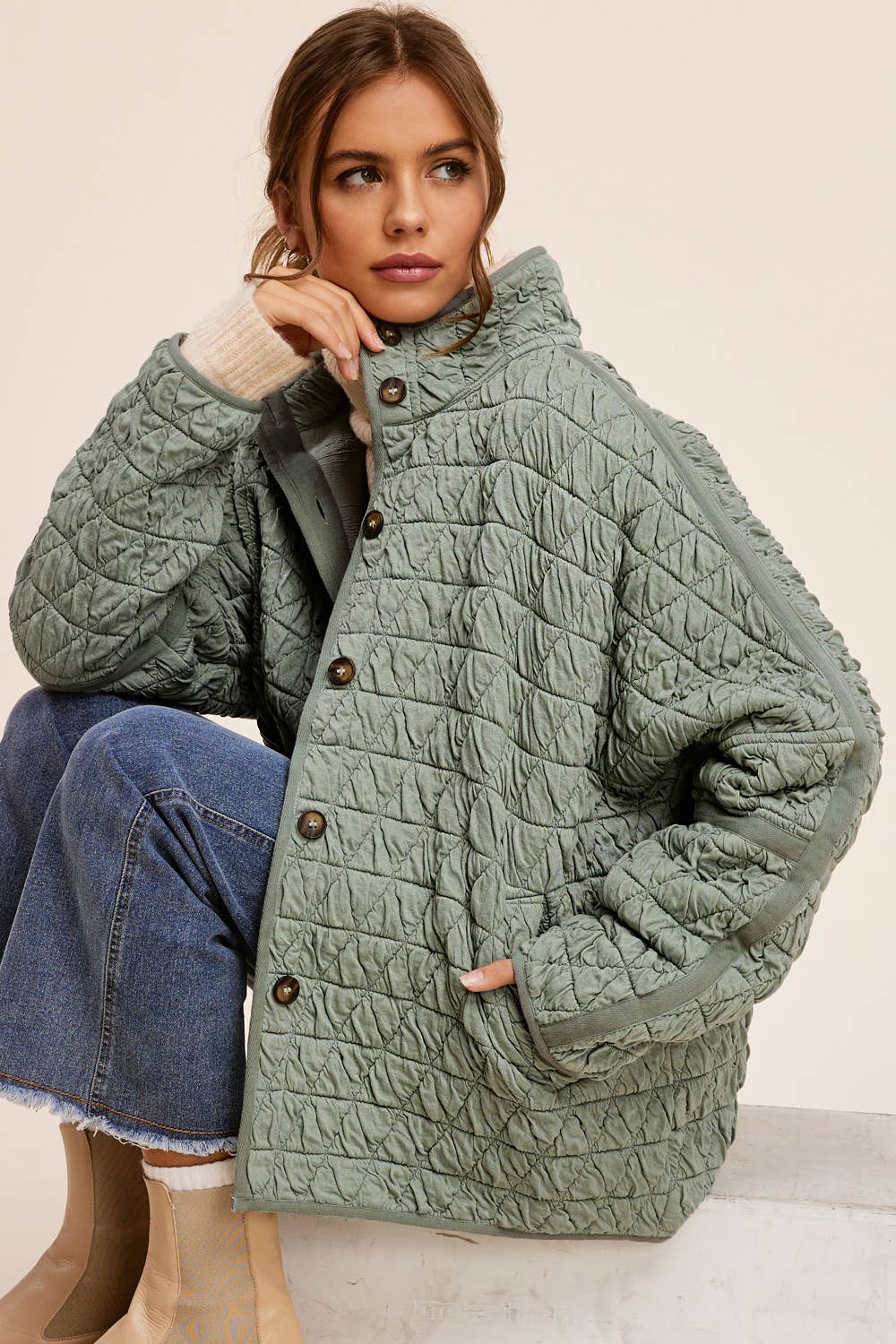 Soft Quilted Fall Winter Jacket