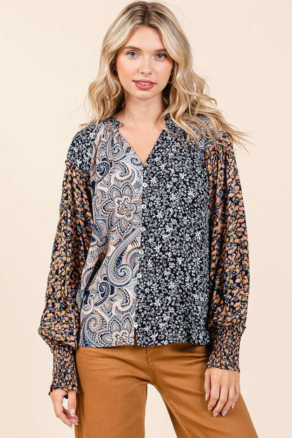 Magnolia Patch Top