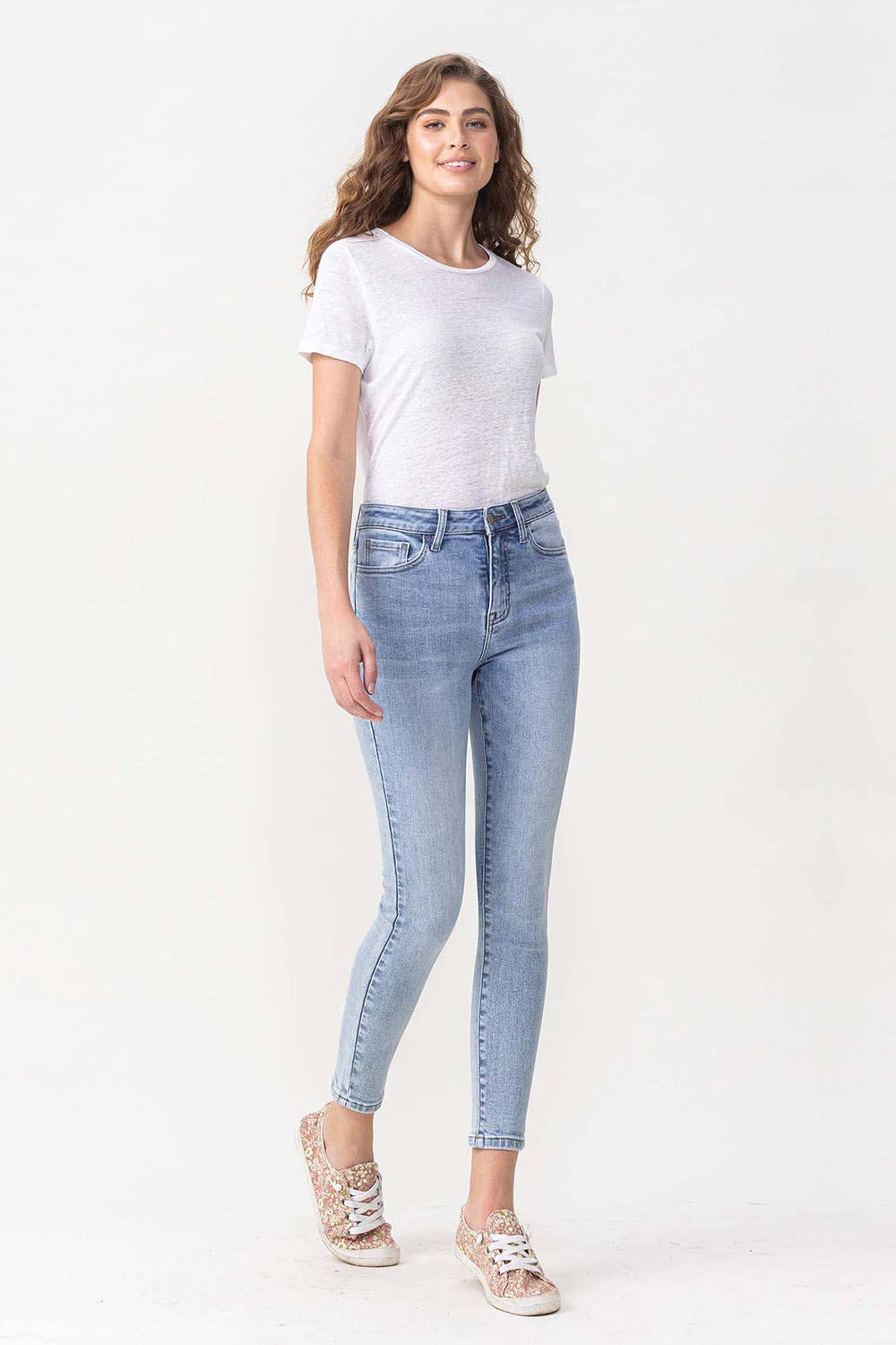 Lovervet by VERVET - HIGH RISE CROP SKINNY