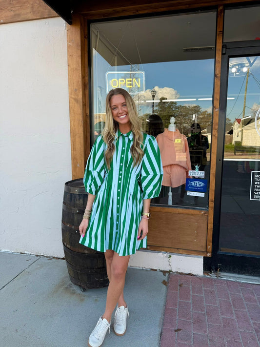 Stripe Pin Dress