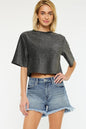 Kan Can USA - OPEN PACK HIGH RISE MOM FIT DENIM SHORTS-KC70092M