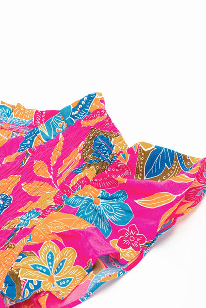 Maldives Boho Floral Maxi Dress