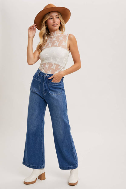 Free Spirit Wide Leg Jeans