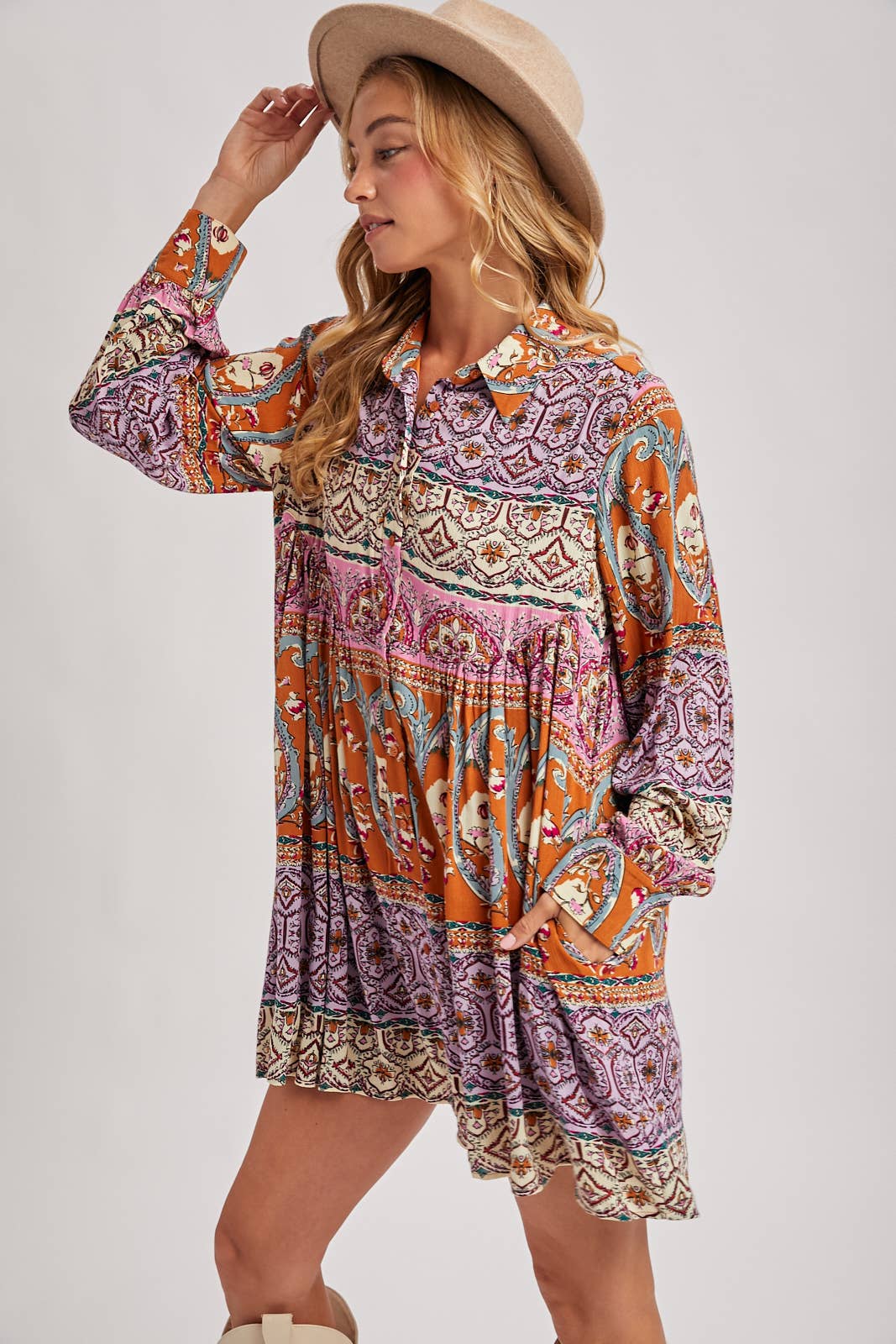 Sunset Bazaar Swing Dress