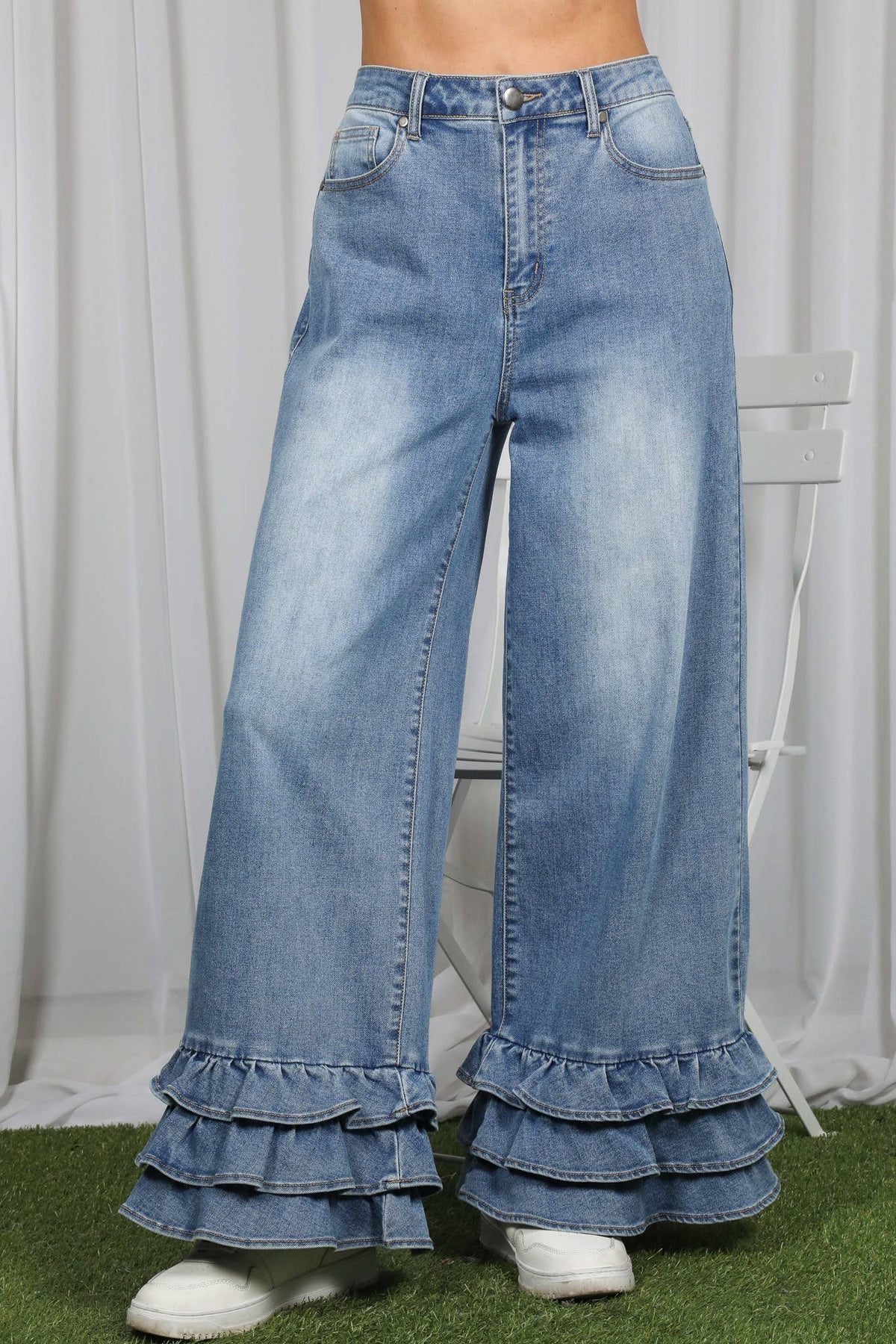 Southern Belle Ruffle Jeans