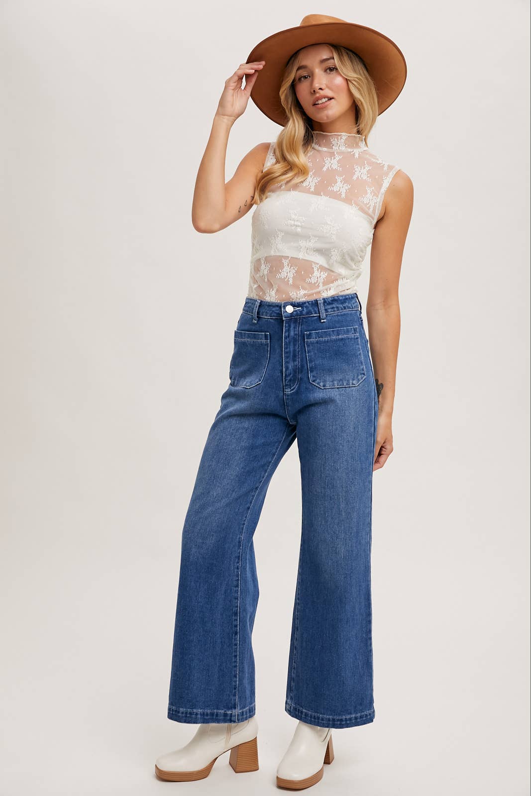 Free Spirit Wide Leg Jeans