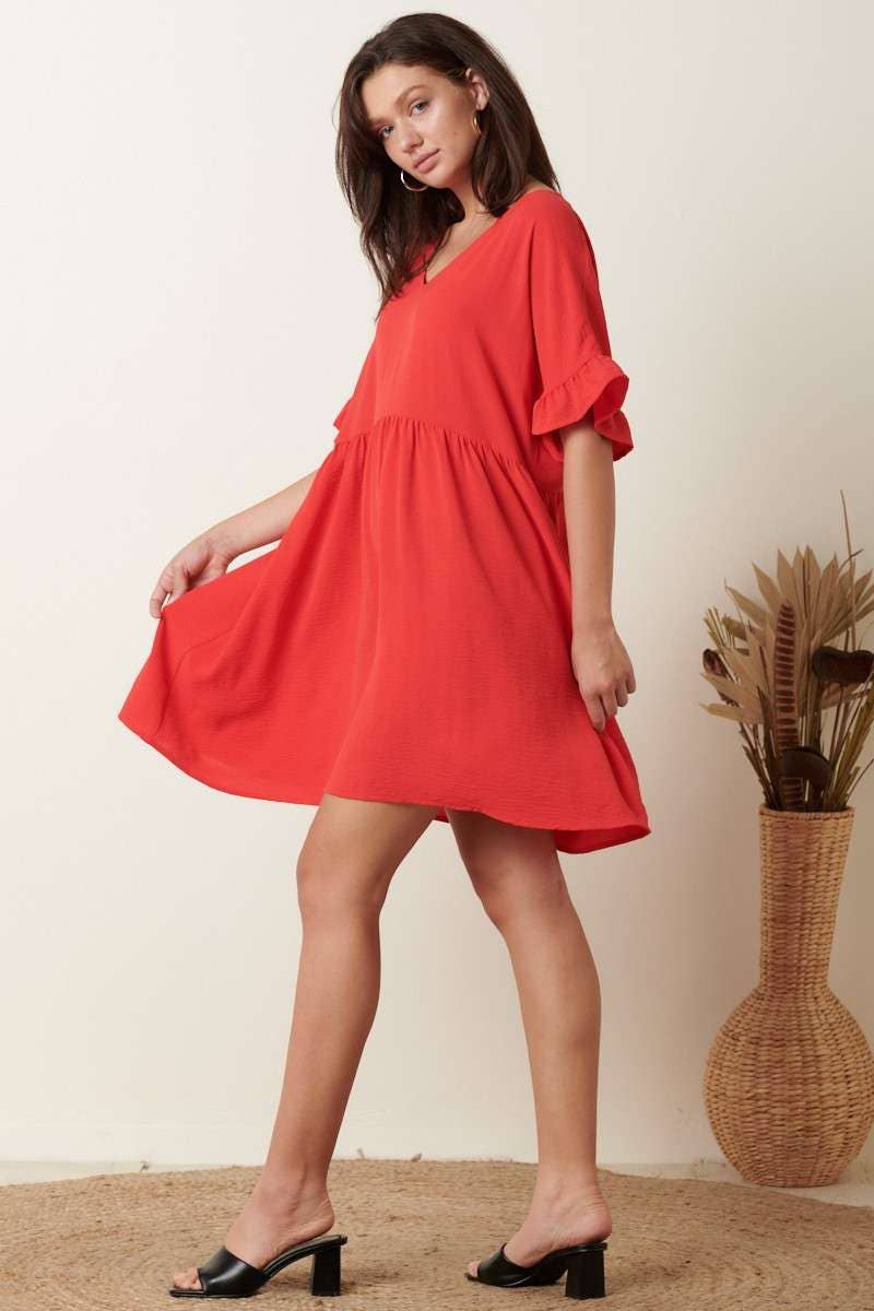 AIRFLOW DOLMAN MINI DRESS