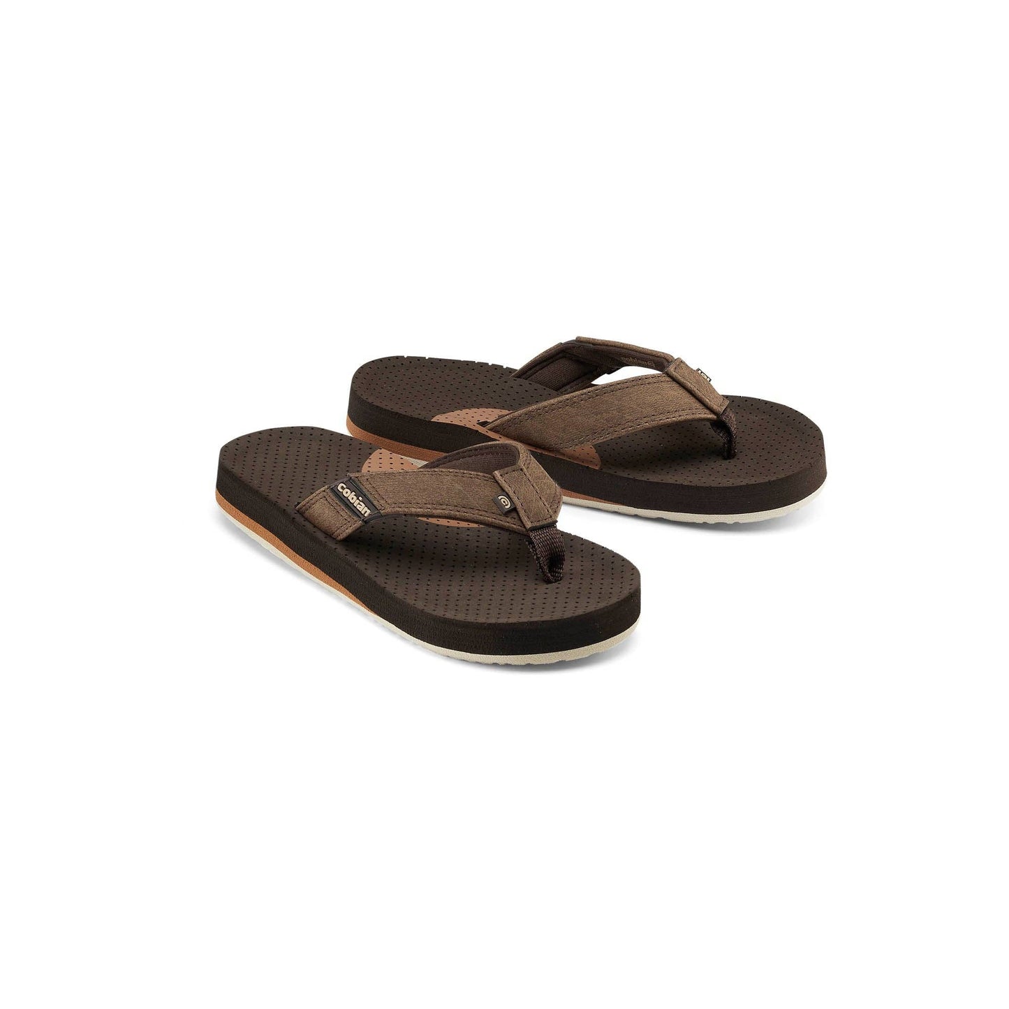Cobian USA - ARV 2™ Jr. - Mocha Kid’s (Boys) High Quality Beach Flip Flop Sandal