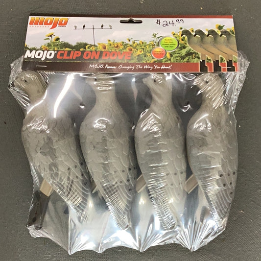 Mojo HW9004 Clip on Dove Decoys Set of 4