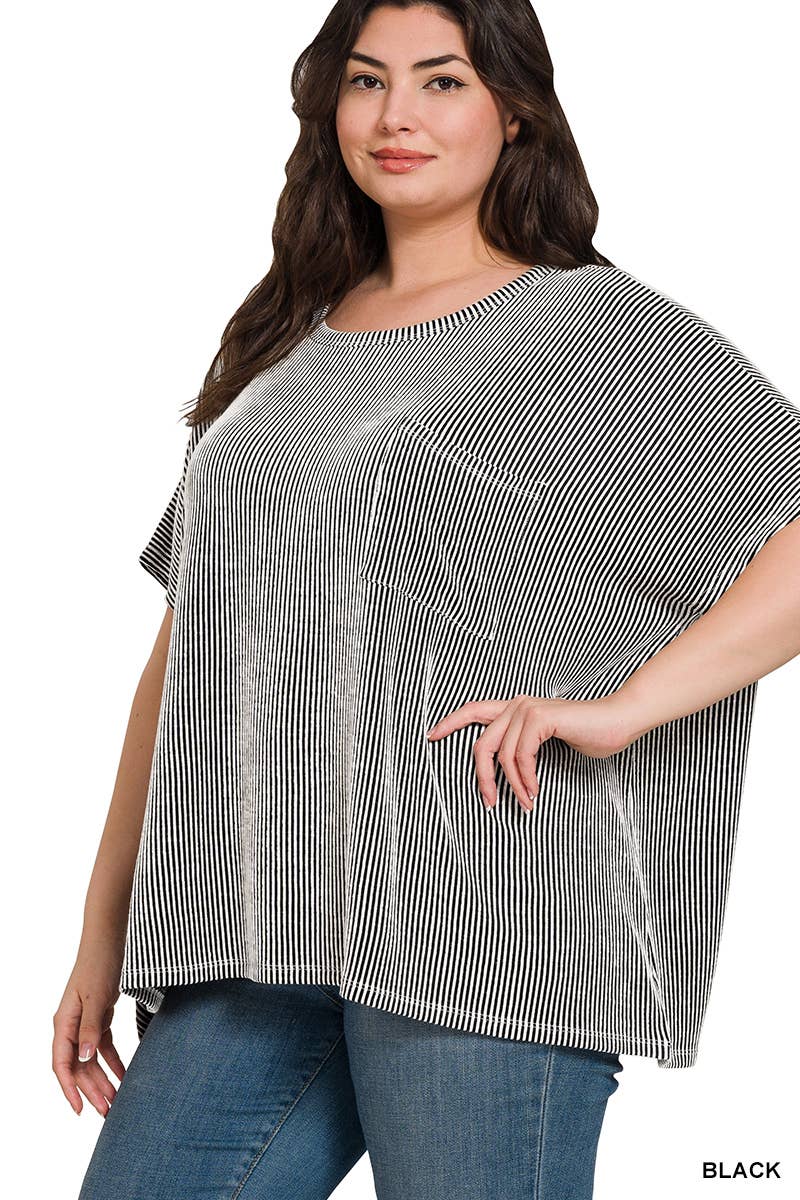 The Coastal Breeze Striped Tee