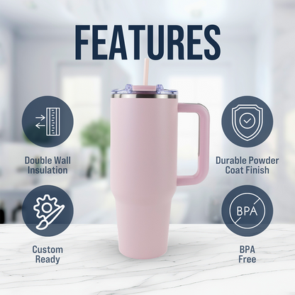 40oz POWDER COATED BIG SWIG TUMBLER