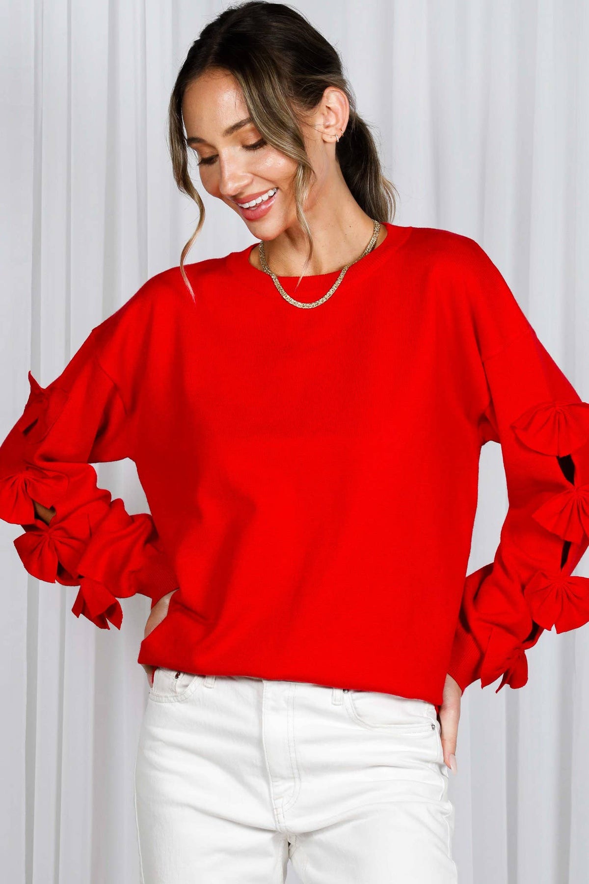 The Bow Down Sweater