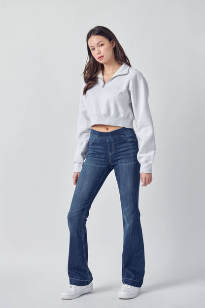 Cello Mid Rise Pull-On Jeans - AB35324DK-33"