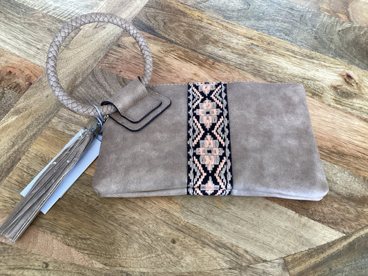 Leather Calin Clutch