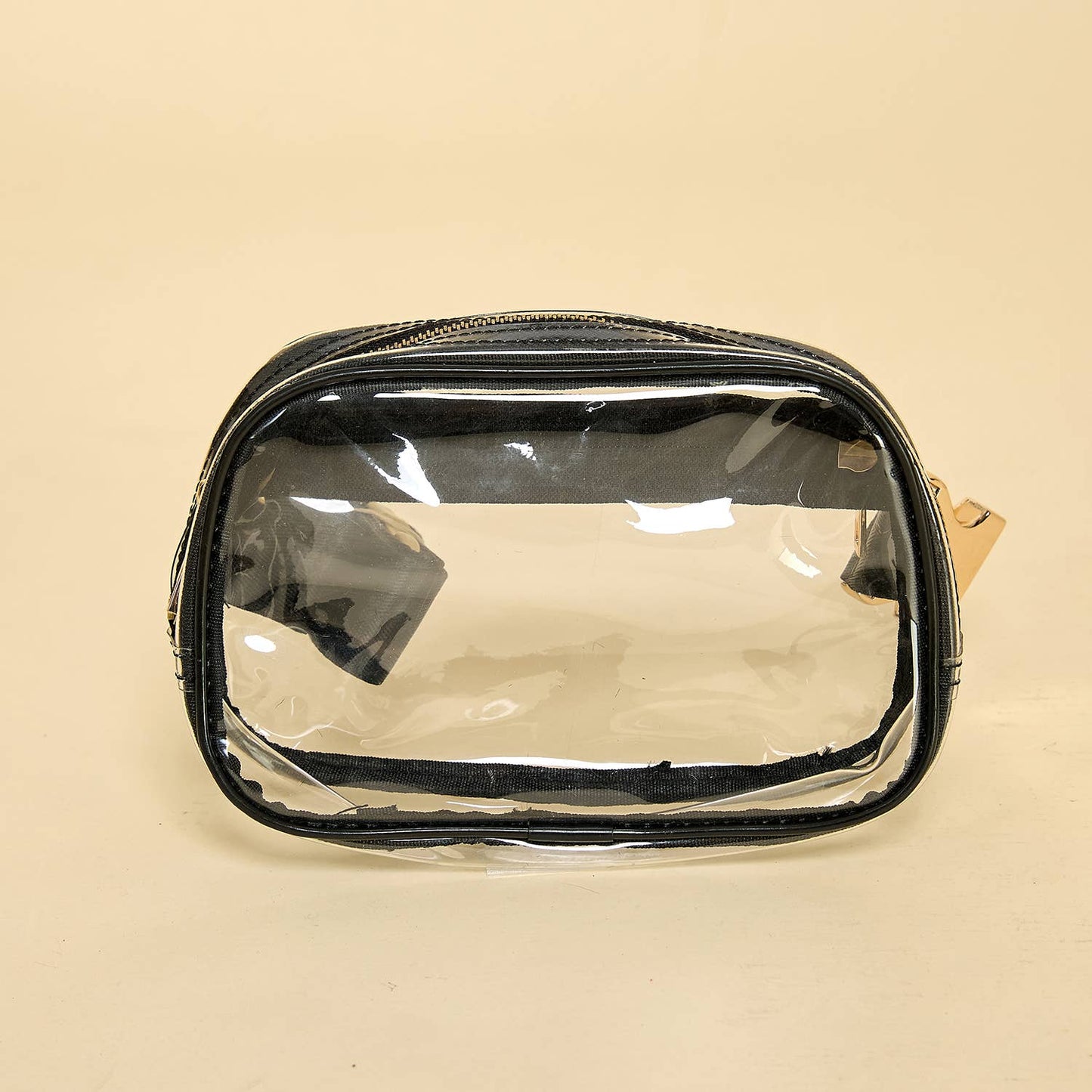 Small Clear Purse - Black