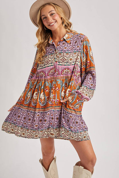 Sunset Bazaar Swing Dress