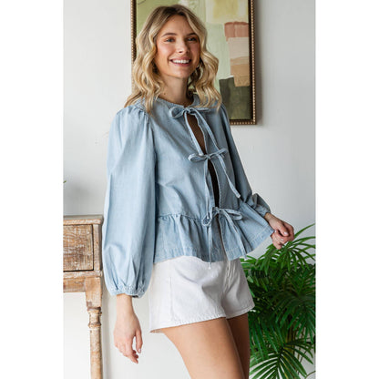 The Sweet Tie Blouse
