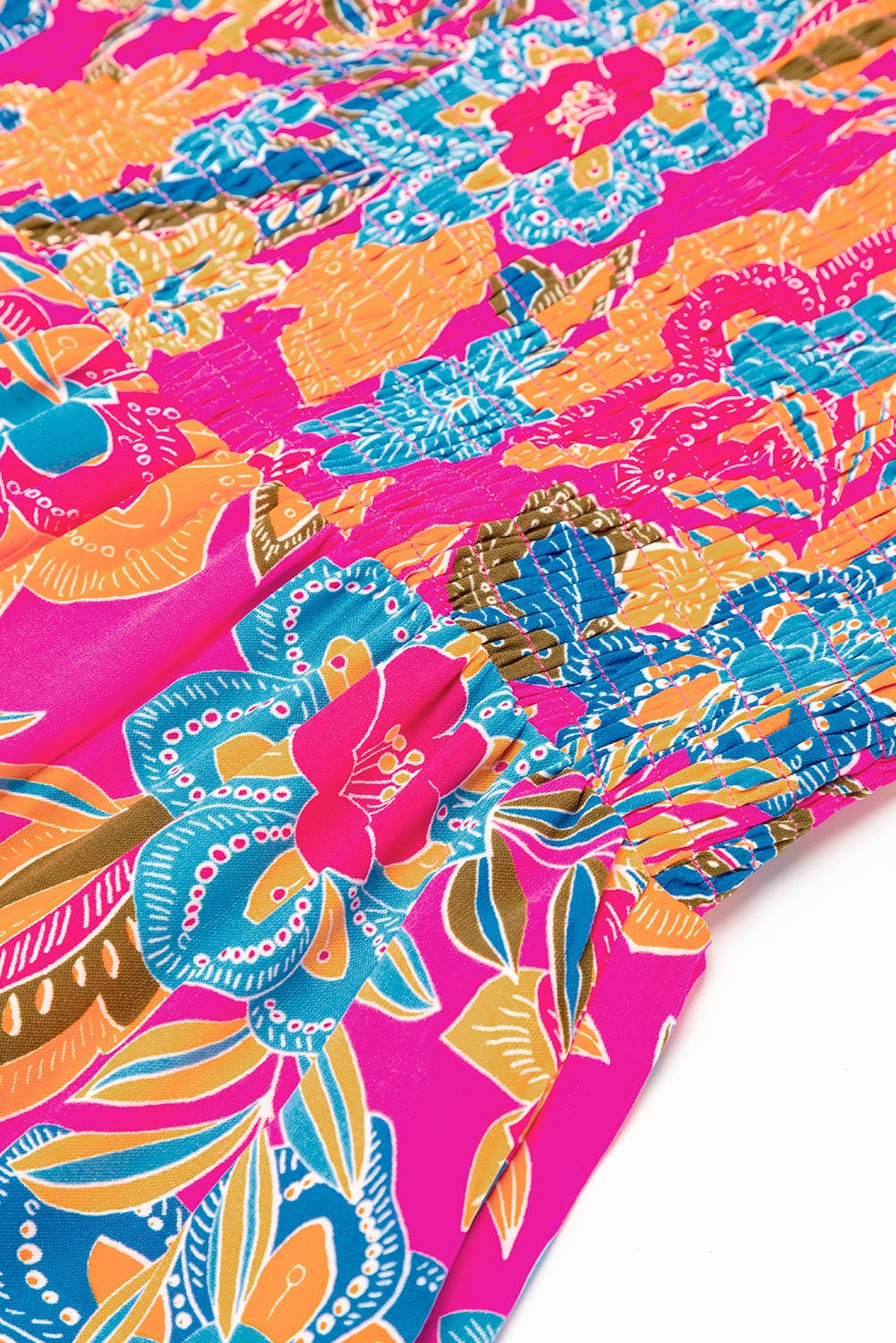 Maldives Boho Floral Maxi Dress
