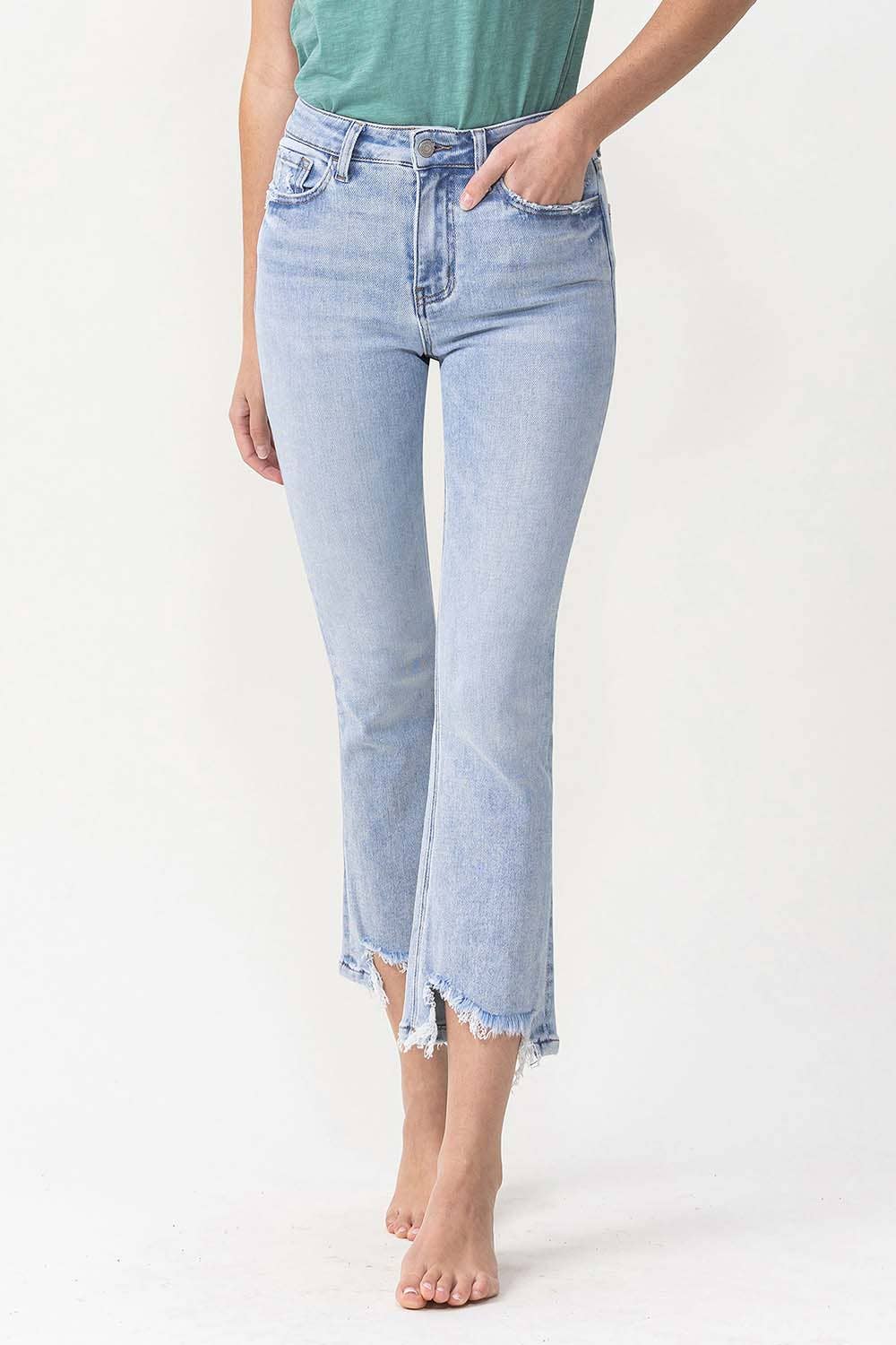 HIGH RISE KICK FLARE JEAN LV1053: Amity