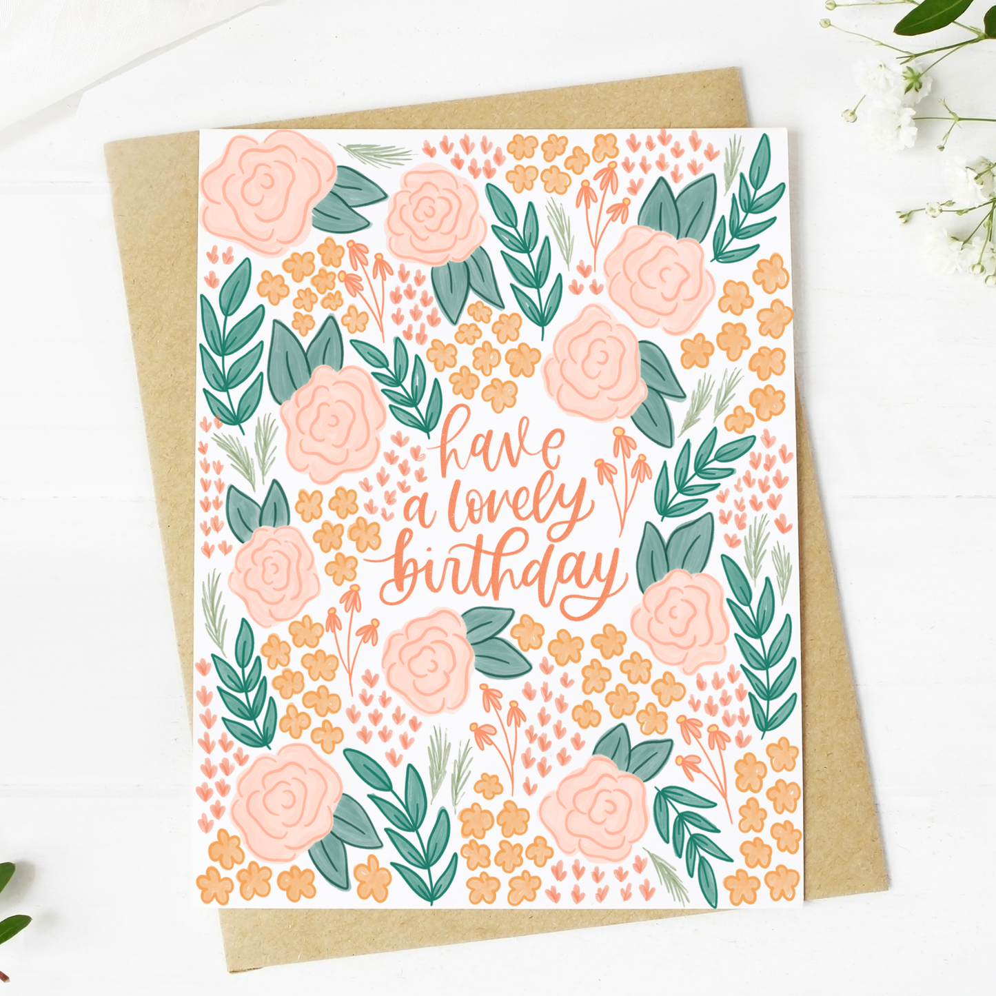 Big Moods - "have a lovely birthday" Birthday Card