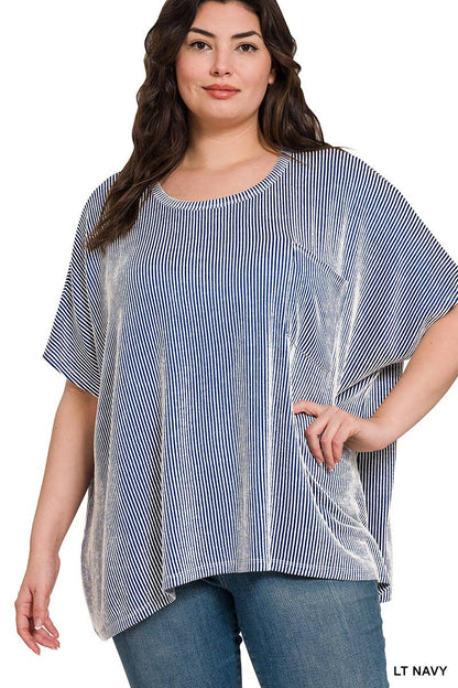 The Coastal Breeze Striped Tee