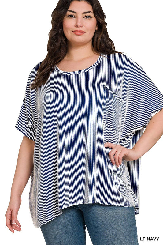 The Coastal Breeze Striped Tee