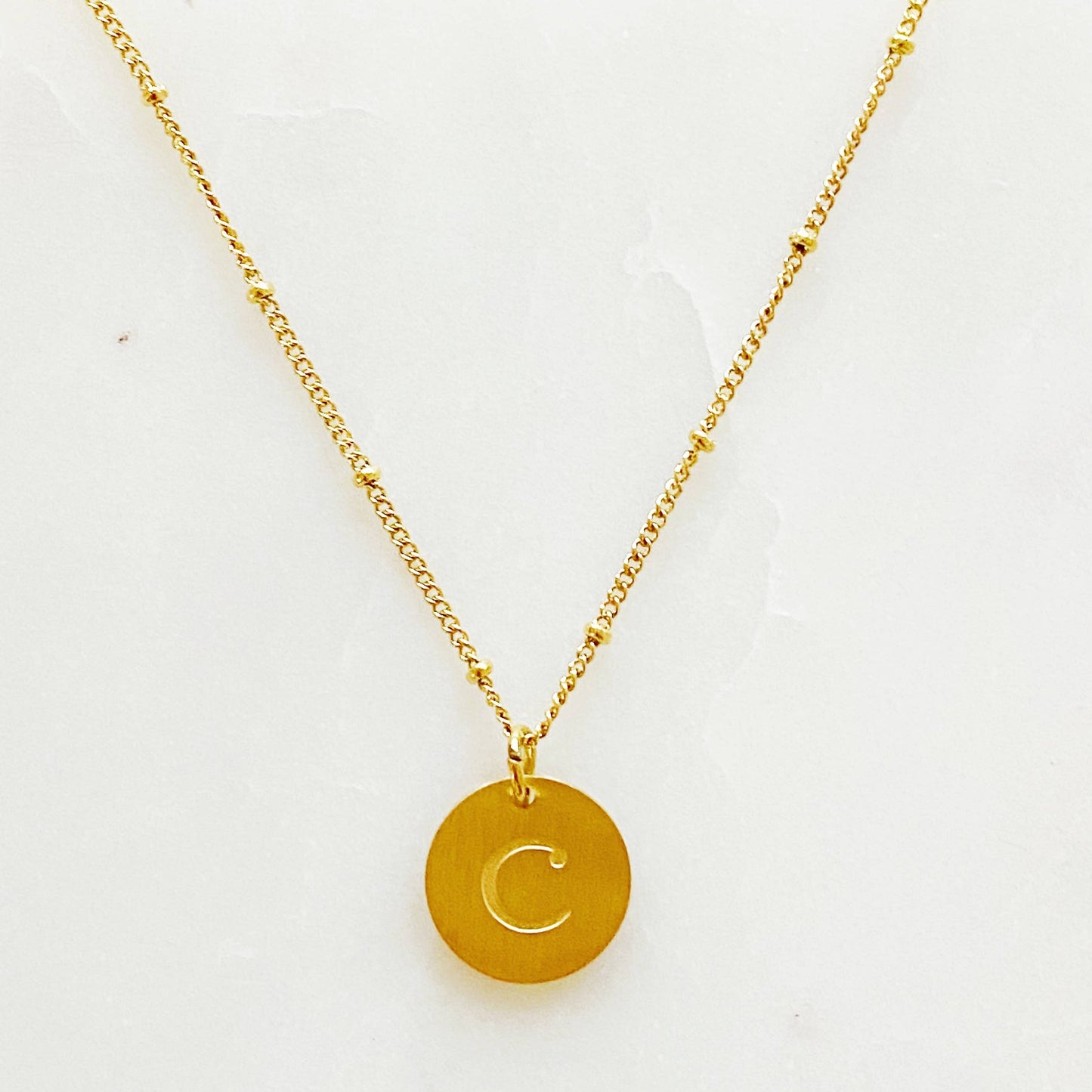 Charm Initial Necklace