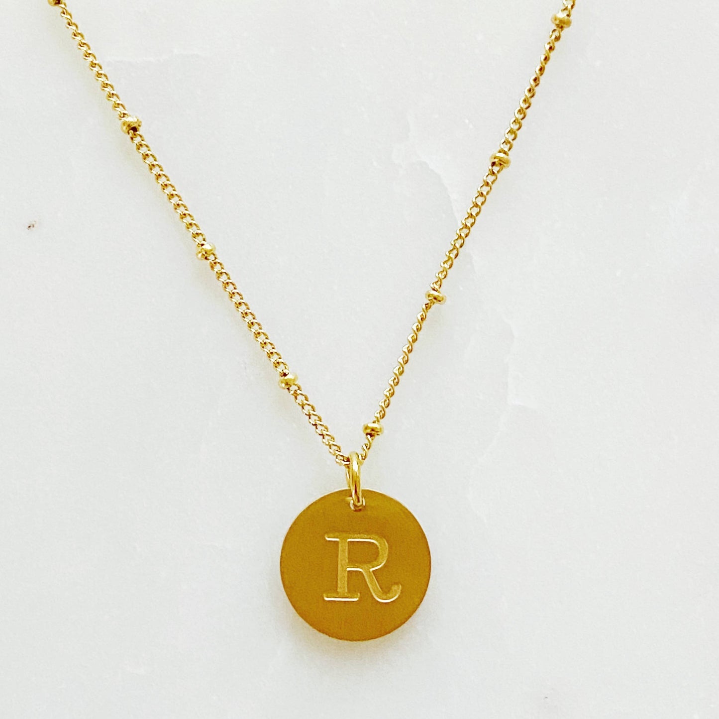 Charm Initial Necklace