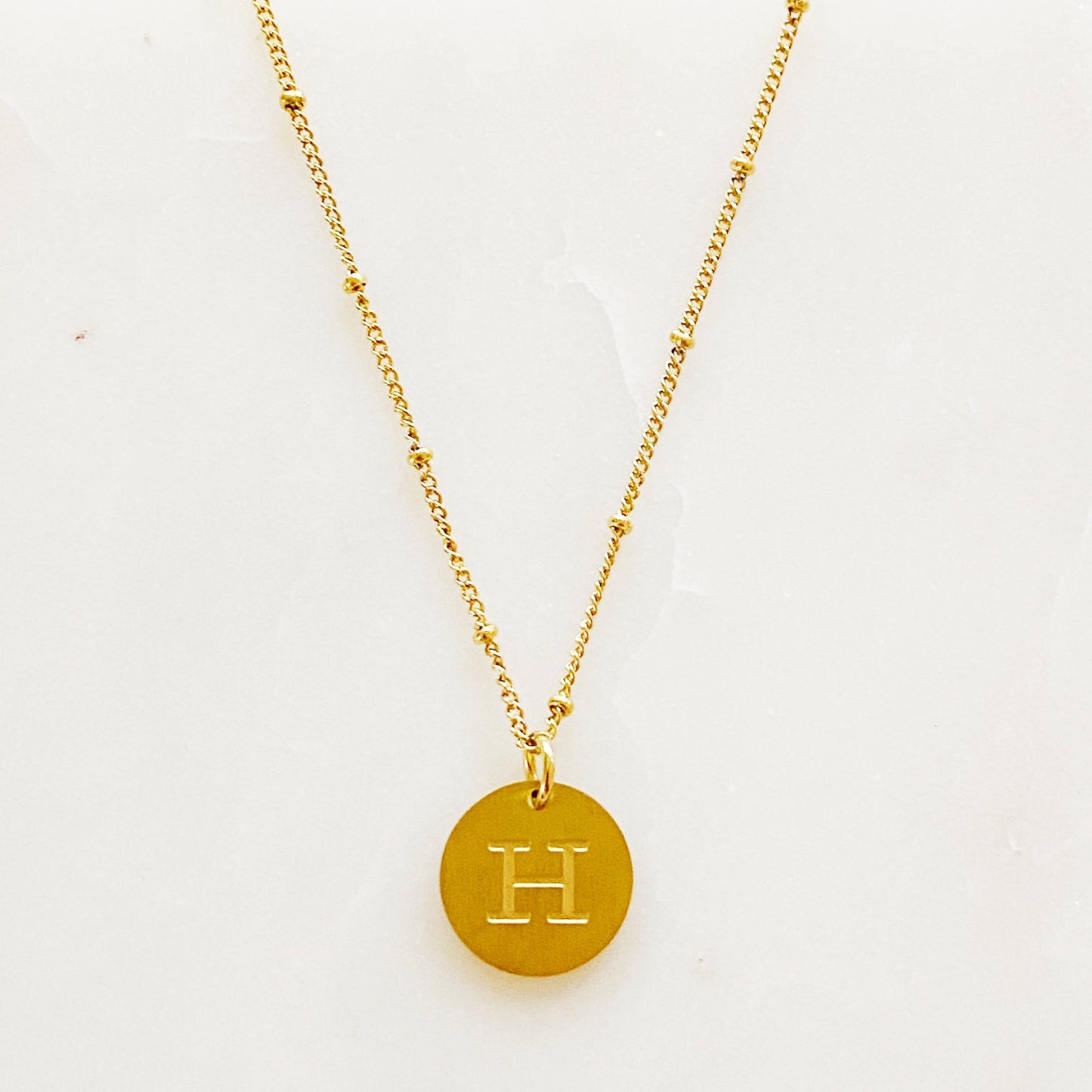 Charm Initial Necklace